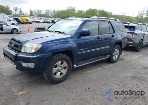 2004 Toyota 4Runner Limited V8 from USA, damaged, VIN JTEBT17R748013471
